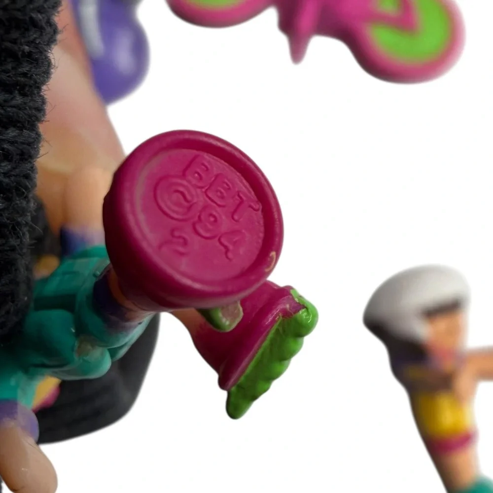 BLUEBIRD POLLY POCKET Polly On The Go 1994 Vintage‎ Set Bicycle Roller Blade 90s